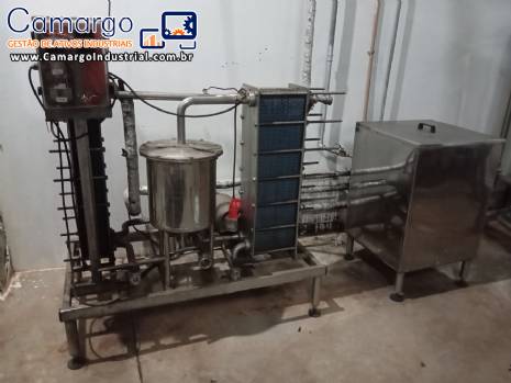 Pasteurizador de l�quidos Japa Componentes 15.000 litros