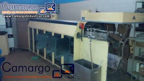 Forno industrial autom�tico para produ��o de folhas waffer fabricante Haas