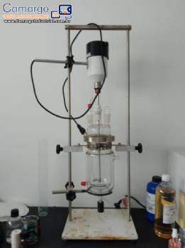 Reator encamisado de vidro de bancada Adonex 1 litro 1000 ml