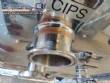 Tanque reator 100 L 140 L inox 316 L cip Kroma