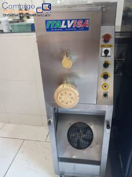 Extrusora de massa fresca curta longa lasanha 15 a 20 kg por hora Italvisa Pastaia 6
