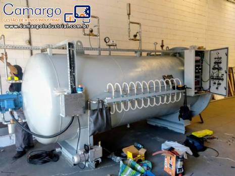 Autoclave horizontal para vidros blindados Pressure