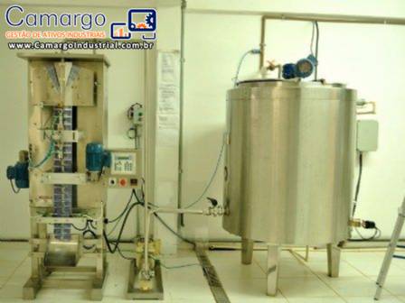 Linha para fabrica��o de cremosinho geladinho