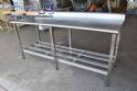 Mesa de a�o inox 700 mm x 2000 mm Euro Formas